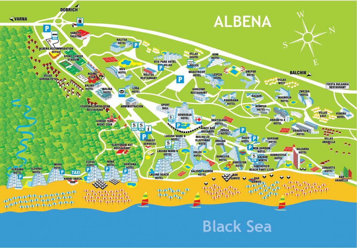 kart albena, Bulgaria