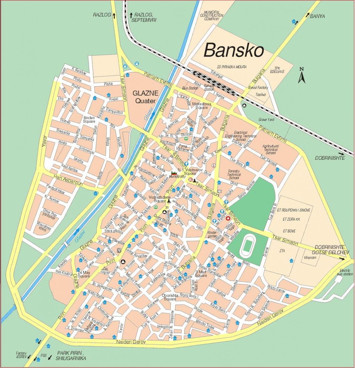 Bansko, Bulgaria kart