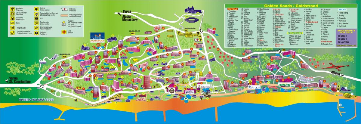 golden beach Bulgaria kart