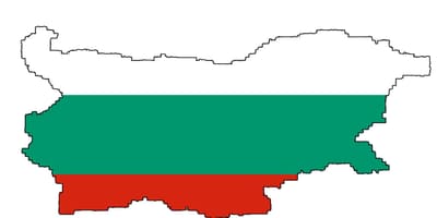 Bulgaria kart flagg