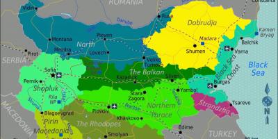 Kart over Bulgaria flyplasser