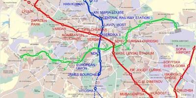 Kart over t-Bulgaria