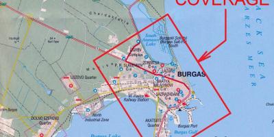 Kart burgas i Bulgaria
