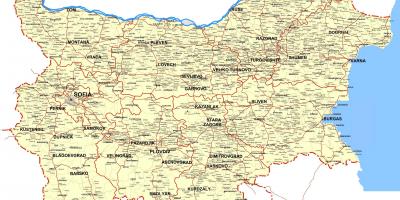 Bulgaria landet kart